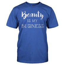 Load image into Gallery viewer, Beauty Is My Business - T Shirt - Beauty_Is_My_Business_men_royal