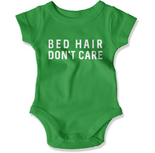 Load image into Gallery viewer, Bed Hair Don't care - Baby Bodysuit - Bed_Hair_Don_t_care_-_Baby_One-Piece_irish_green