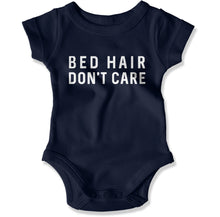Load image into Gallery viewer, Bed Hair Don't care - Baby Bodysuit - Bed_Hair_Don_t_care_-_Baby_One-Piece_navy