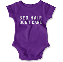 Load image into Gallery viewer, Bed Hair Don't care - Baby Bodysuit - Bed_Hair_Don_t_care_-_Baby_One-Piece_purple