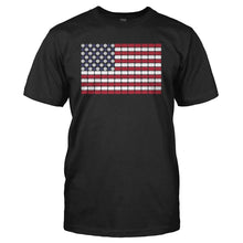 Load image into Gallery viewer, Beer Can USA Flag - T Shirt - Beer-Can-USA-Flag---men---black