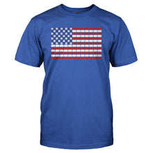 Load image into Gallery viewer, Beer Can USA Flag - T Shirt - Beer-Can-USA-Flag---men---royal