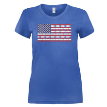 Load image into Gallery viewer, Beer, Guns and Freedom - T Shirt - Beer_-Guns-and-Freedom---ladies---Royal-Blue
