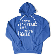 Load image into Gallery viewer, Benny &amp; Yeah Yeah &amp; Ham &amp; Squints &amp; Smalls - T Shirt - Benny_hoodie_royal