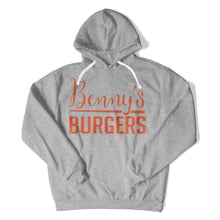 Load image into Gallery viewer, Benny's Burgers - T Shirt - Benny_s_Burgers_hoodie_heather