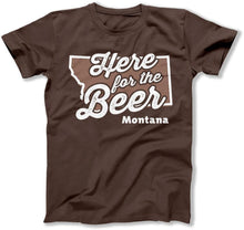 Load image into Gallery viewer, Here For The Beer Montana T Shirt - BER-38 - Ber-38_-_TShirt