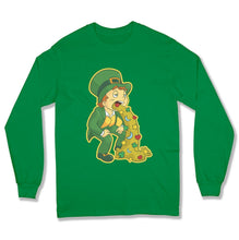 Load image into Gallery viewer, Drunk Leprechaun  - T Shirt  - BER-49 - Ber-49-Long-Sleeve