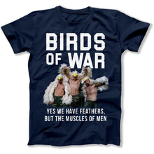Load image into Gallery viewer, Birds of War - T Shirt - Birds_of_War_men_navy