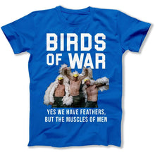 Load image into Gallery viewer, Birds of War - T Shirt - Birds_of_War_men_royal