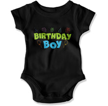 Load image into Gallery viewer, Birthday Boy - Baby Bodysuit - Birthday_Boy_-_Baby_One-Piece_black