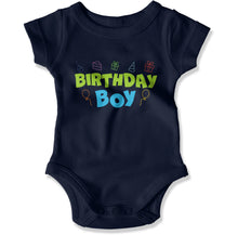 Load image into Gallery viewer, Birthday Boy - Baby Bodysuit - Birthday_Boy_-_Baby_One-Piece_navy