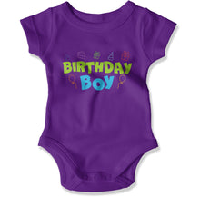 Load image into Gallery viewer, Birthday Boy - Baby Bodysuit - Birthday_Boy_-_Baby_One-Piece_purple
