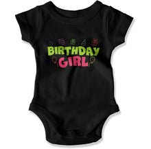 Load image into Gallery viewer, Birthday Girl - Baby Bodysuit - Birthday_Girl_-_Baby_One-Piece_black