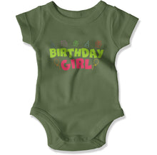 Load image into Gallery viewer, Birthday Girl - Baby Bodysuit - Birthday_Girl_-_Baby_One-Piece_military