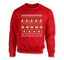 Load image into Gallery viewer, Boats - Ugly Christmas Sweater - T Shirt - Boats_-_Ugly_Christmas_Sweater