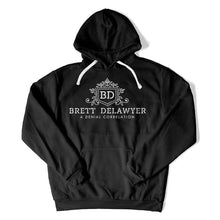 Load image into Gallery viewer, Brett DeLawyer, A Denial Correlation - T Shirt - Brett_DeLawyer_A_Denial_Correlation_hoodie_black
