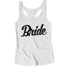 Load image into Gallery viewer, Bride Ladies Tank Top - Bride_Racerback_Tank_Top_white