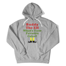 Load image into Gallery viewer, Buddy The Elf. What's Your Favorite Color? - T Shirt - Buddy_The_Elf_Whats_Your_Favorite_Color_hoodie_heather
