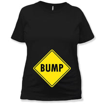 Load image into Gallery viewer, Bump Sign - Maternity T-Shirt - Bump_Sign_-_Maternity_T-Shirt_black