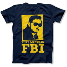 Load image into Gallery viewer, Burt Macklin FBI - T Shirt - Burt_Macklin_FBI_men_navy