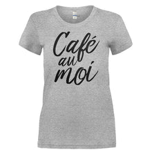 Load image into Gallery viewer, Cafe au Moi - T Shirt - CAFE_AU_MOI-_Ladies_-_Grey