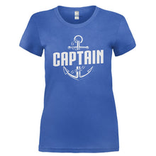 Load image into Gallery viewer, Captain - T Shirt - CAPTAIN-_Ladies_-_Royal