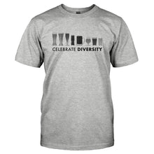 Load image into Gallery viewer, Celebrate Diversity - Beer - T Shirt - CELEBRATE_DIVERSITY_-_BEER-_Men_-_Grey