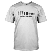 Load image into Gallery viewer, Celebrate Diversity - Beer - T Shirt - CELEBRATE_DIVERSITY_-_BEER-_Men_-_White