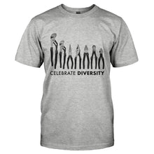 Load image into Gallery viewer, Celebrate Diversity - Electrician - T Shirt - CELEBRATE_DIVERSITY_-_ELECTRICIAN-_Men_-_Grey