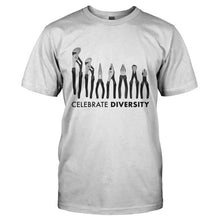 Load image into Gallery viewer, Celebrate Diversity - Electrician - T Shirt - CELEBRATE_DIVERSITY_-_ELECTRICIAN-_Men_-_White