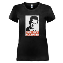 Load image into Gallery viewer, Challenge Accepted - T Shirt - CHALLENGE_ACCEPTED_-_Ladies_-_Black