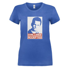 Load image into Gallery viewer, Challenge Accepted - T Shirt - CHALLENGE_ACCEPTED_-_Ladies_-_Royalblue