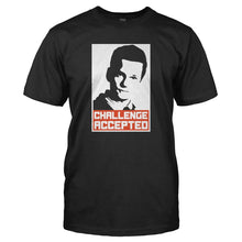 Load image into Gallery viewer, Challenge Accepted - T Shirt - CHALLENGE_ACCEPTED_-_Men_-_Black