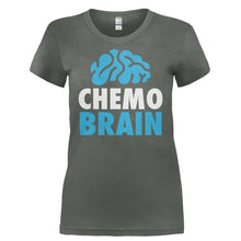 Load image into Gallery viewer, Chemo Brain - T Shirt - CHEMO_BRAIN-_Ladies_-_Charcoal