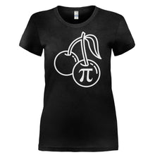 Load image into Gallery viewer, Cherry Pi - T Shirt - CHERRY_PI-_Ladies_-_Black