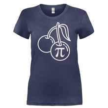Load image into Gallery viewer, Cherry Pi - T Shirt - CHERRY_PI-_Ladies_-_Navy