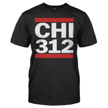 Load image into Gallery viewer, Chicago 312 - T Shirt - CHICAGO_312_-_men_-_black
