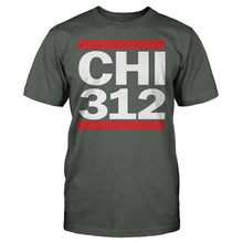 Load image into Gallery viewer, Chicago 312 - T Shirt - CHICAGO_312_-_men_-_charcoal