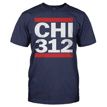 Load image into Gallery viewer, Chicago 312 - T Shirt - CHICAGO_312_-_men_-_navyblue