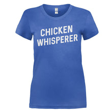 Load image into Gallery viewer, Chicken Whisperer - T Shirt - CHICKEN_WHISPERER_-_Ladies_-_royalblue