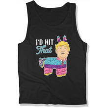Load image into Gallery viewer, I'd Hit That Funny Pinata Cinco De Mayo Trump - T Shirt  - CINCO-35 - CINCO-35-black-mens-tank
