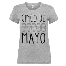 Load image into Gallery viewer, Cinco de Mayonnaise - T Shirt - CINCO_DE_MAYONNAISE_-_ladies_-_heathergrey