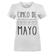 Load image into Gallery viewer, Cinco de Mayonnaise - T Shirt - CINCO_DE_MAYONNAISE_-_ladies_-_white