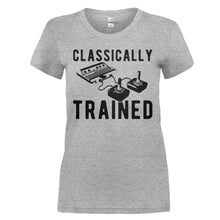 Load image into Gallery viewer, Classically Trained - Gaming - T Shirt - CLASSICALLY_TRAINED_-_GAMING_-_Ladies_-_heathergrey