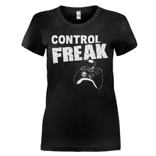 Load image into Gallery viewer, Control Freak - T Shirt - CONTROL_FREAK_-_Ladies_-_black