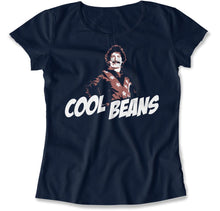 Load image into Gallery viewer, Cool Beans - T Shirt - COOL_BEANS_women_navy