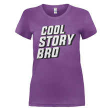 Load image into Gallery viewer, Cool Story Bro - T Shirt - COOL_STORY_BRO_-_Ladies_-_purple