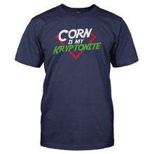 Load image into Gallery viewer, Corn Is My Kryptonite - T Shirt - CORN_IS_MY_KRYPTONITE_-_Men_-_navyblue