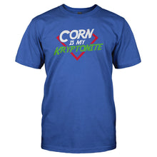 Load image into Gallery viewer, Corn Is My Kryptonite - T Shirt - CORN_IS_MY_KRYPTONITE_-_Men_-_royalblue