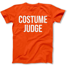 Load image into Gallery viewer, Costume Judge - T Shirt - COSTUME_JUDGE_-_mens_-_orange
